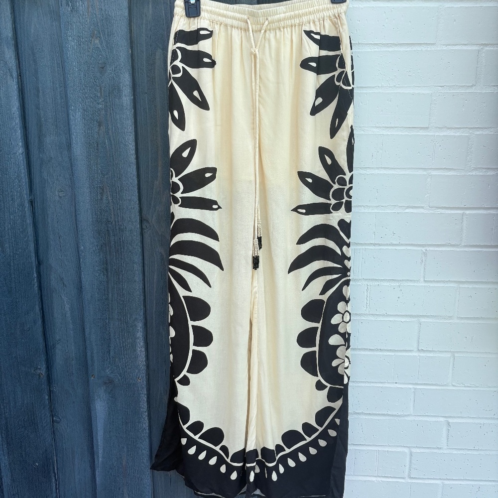 ANTHROPOLOGIE NWT FARM RIO MARINA PULL ON PANTS- XS PETITE